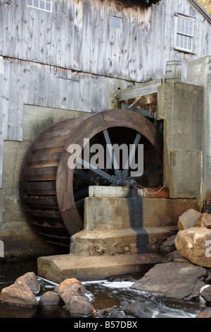 Taylor Sawmill State Historic Site Located on Ballard Pond in Derry New Hampshire USA Stock Photo