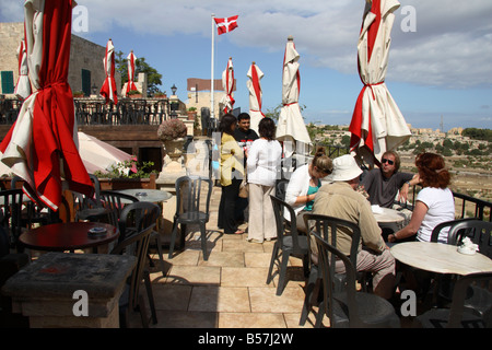 The 'Fontanella Tea Garden' in Mdina, Malta. Stock Photo