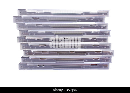 DVD case isolated on a white background Stock Photo