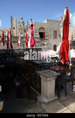 The 'Fontanella Tea Garden' in Mdina, Malta. Stock Photo