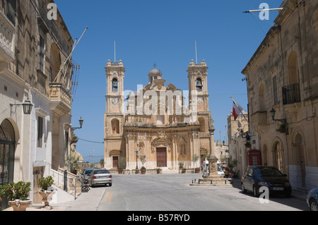 Church of the Visitation, Gharb, Gozo, Malta, Europe Stock Photo