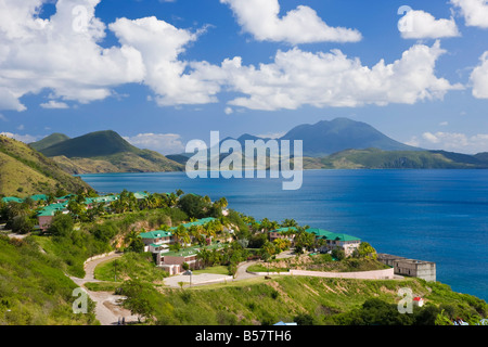 Frigate Bay, southeast of Basseterre, St. Kitts, Leeward Islands, West Indies, Caribbean, Central America Stock Photo