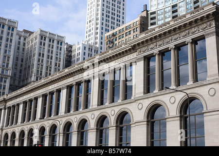 Chicago Cultural Center, Beaux Arts architecture, formerly the Public Library, Chicago, Illinois, United States of America Stock Photo