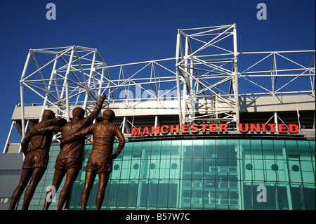 Manchester United Football Club Stadium, Old Trafford, Manchester, England, United Kingdom, Europe Stock Photo