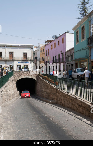 Famous tunnels of Guanajuato, a UNESCO World Heritage Site, Guanajuato, Guanajuato State, Mexico, North America Stock Photo