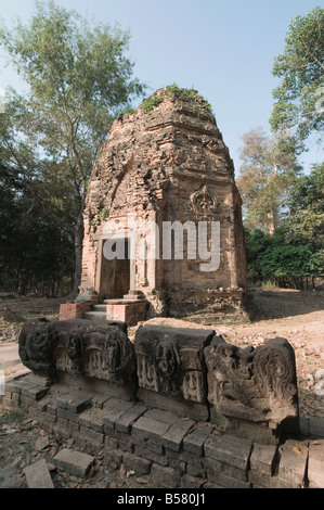 Temples in the ancient pre Angkor capital of Chenla, Cambodia, Indochina, Southeast Asia, Asia Stock Photo