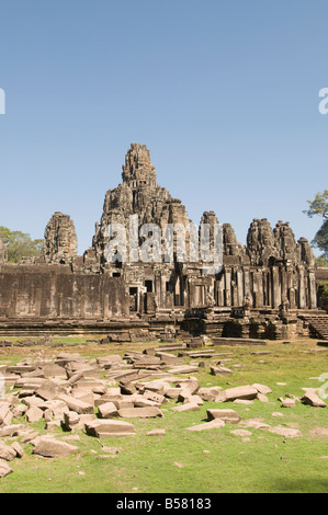 Bayon Temple, Buddhist, Angkor Thom, Angkor, UNESCO World Heritage Site, Siem Reap, Cambodia, Indochina, Southeast Asia, Asia Stock Photo
