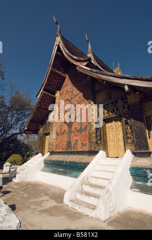 Wat Xieng Thong,  UNESCO World Heritage Site, Luang Prabang, Laos, Indochina, Southeast Asia Stock Photo