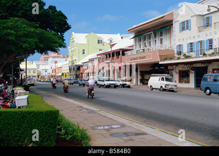 Hamilton Bermuda Atlantic Ocean Central America Stock Photo