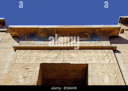 Medinet Habu,mortuary Temple of Ramesses III, Egypt, Luxor, Stock Photo