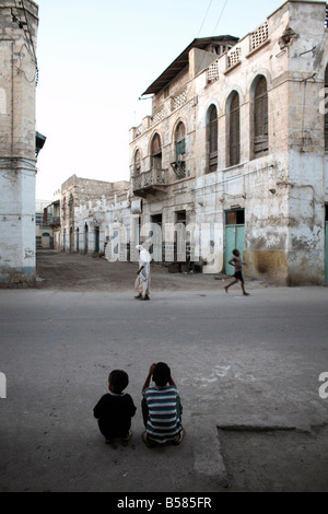 Daily life in the coastal town of Massawa, Eritrea, Africa Stock Photo