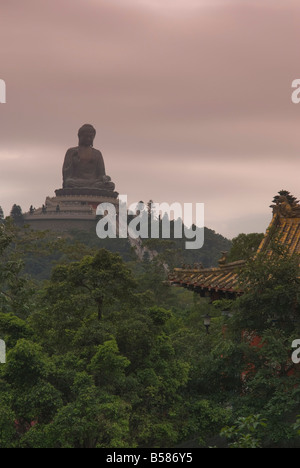 The Big Buddha statue, Po Lin Monastery, Lantau Island, Hong Kong, China, Asia Stock Photo