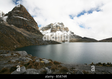 Laguna de la Plaza, Parque Nacional Natural El Cocuy, Colombia Stock Photo