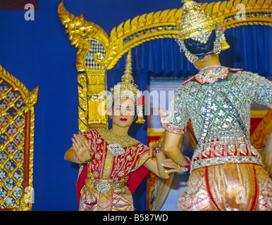 Traditional Thai Dance Show Bangkok Thailand Stock Photo