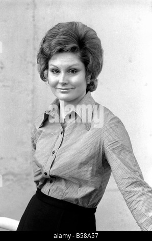 B.B.C - 2 News Reader Angela Rippon. February 1975 75-00878-003 Stock ...