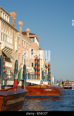 Venice, Italy boats and beautiful architecture travel Europe holidays vacation Stock Photo
