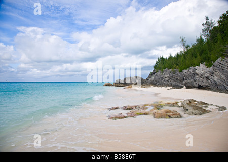 West Whale Bay Beach, Southampton, Bermuda Stock Photo