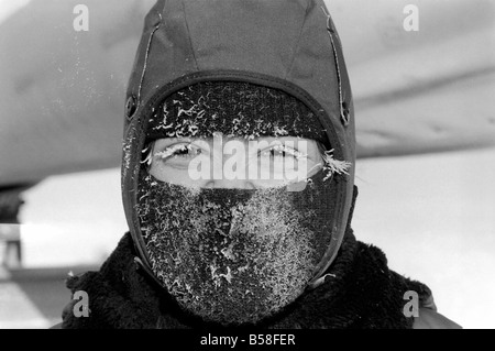 Prudhoe Bay Alaska. April 1977 77-02128-036 Stock Photo