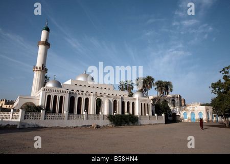 The 500 year old Sheikh Hanafi Mosque on Massawa Island, Eritrea, Africa Stock Photo