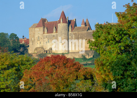Chateauneuf, Burgundy, France, Europe Stock Photo