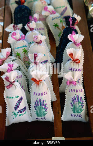 Lavender produced on Hvar Hvar Island Croatia Europe Stock Photo