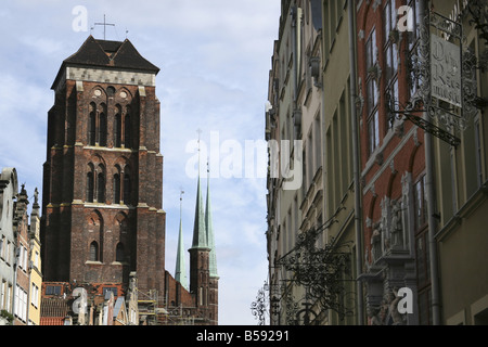 St Mary's church. Gdansk, Poland. Stock Photo
