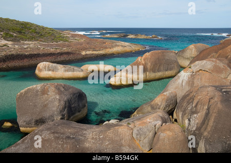 Elephant Rocks in Elephant Cove, William Bay, Western Australia Stock Photo