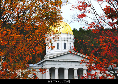 The Vermont State House, located in Montpelier, Vermont Stock Photo