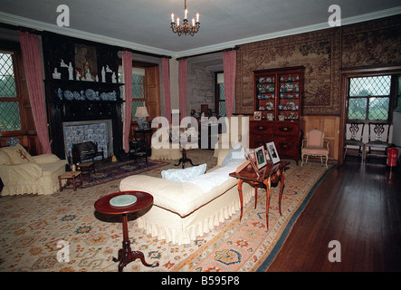 The Queen Mother s sitting room Glamis Castle Highland region Scotland ...