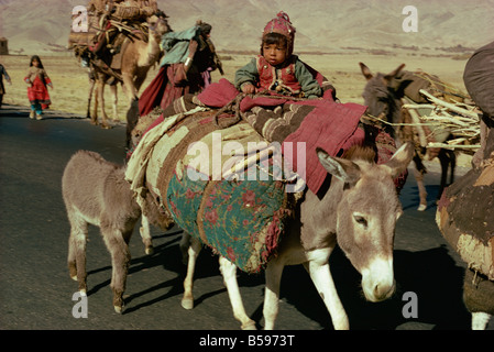 Kuchi nomads Afghanistan Asia Stock Photo