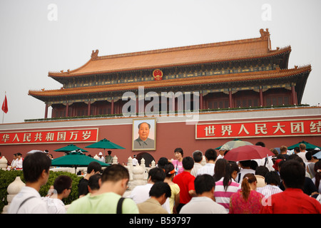 Tiananmen Square - the Gate of Heavenly Peace Stock Photo