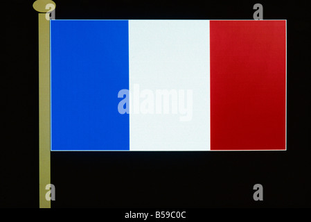 French flag France Europe Stock Photo
