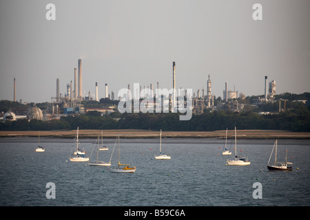 Fawley Terminal on Southampton Water southern England United Kingdom UK ...