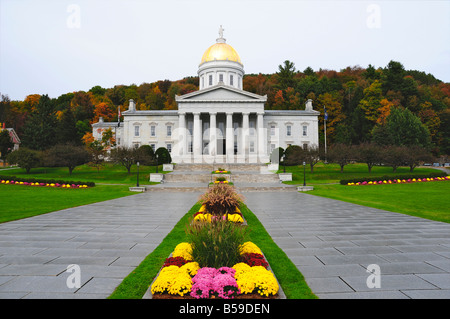 The Vermont State House, located in Montpelier, Vermont Stock Photo