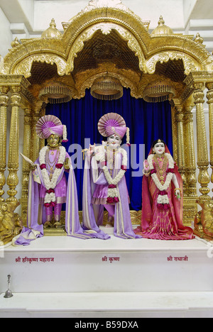 Swaminarayan Hindu temple Valsad Gujarat India Stock Photo