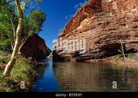 Hamersley Gorge, Karijini National Park, Pilbara, Western Australia, Australia, Pacific Stock Photo