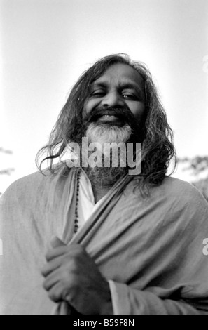 Indian religious spiritual leader Maharishi Mahesh Yogi. February 1968 ...
