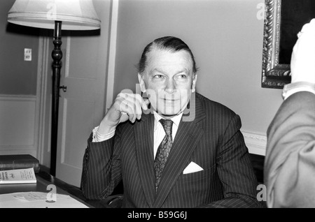 Politics: Francis Pym, the new Leader of the House of Commons, at his office in Whitehall today. January 1981 81-00078-001 Stock Photo