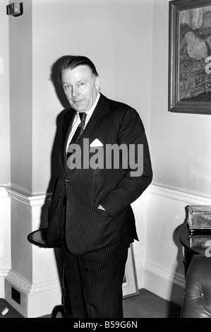Politics: Francis Pym, the new Leader of the House of Commons, at his office in Whitehall today. January 1981 81-00078-003 Stock Photo