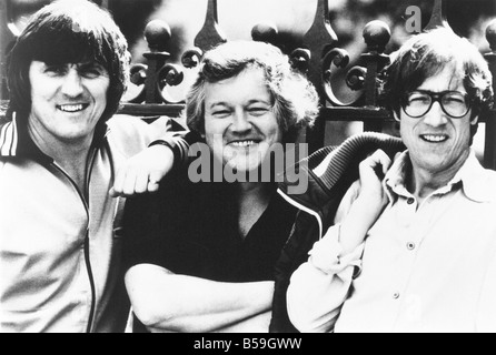 The Shadows l r Bruce Welch Brian Bennett Hank Marvin Stock Photo