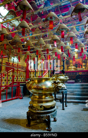 Man Mo temple, Hong Kong, China Stock Photo