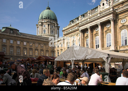 Budapest Wine Festival, Royal Palace, Hungary Stock Photo