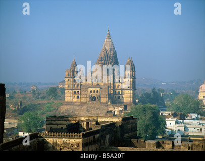 Chaturbhuj Temple Orcha Madhya Pradesh state India Asia Stock Photo