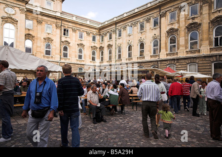 Budapest Wine Festival, Royal Palace, Hungary Stock Photo