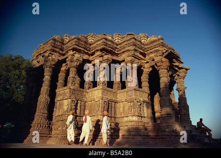 The Sun Temple built by King Bhimbev in the 11th century Modhera Gujarat state India Asia Stock Photo