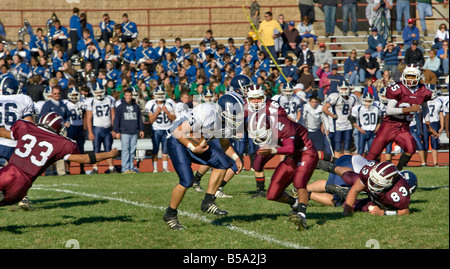 Highschool Football Morristown High vs Randolf High 10 08 Stock Photo