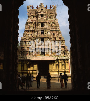 The Great Temple Madurai Tamil Nadu state India Asia Stock Photo