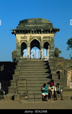 Ashrafi Mahal Mandu Madhya Pradesh state India Asia Stock Photo