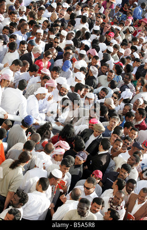 Crowds in Dubai, United Arab Emirates Stock Photo