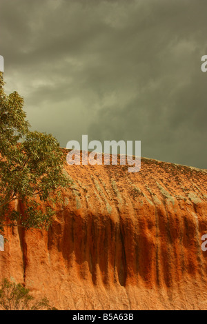 pildappa rock at minnipa with stormy back ground on the eyre peninsula with high resolution photography Stock Photo